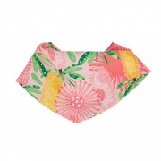 Bandana Bib | Pink Banksia | Cotton